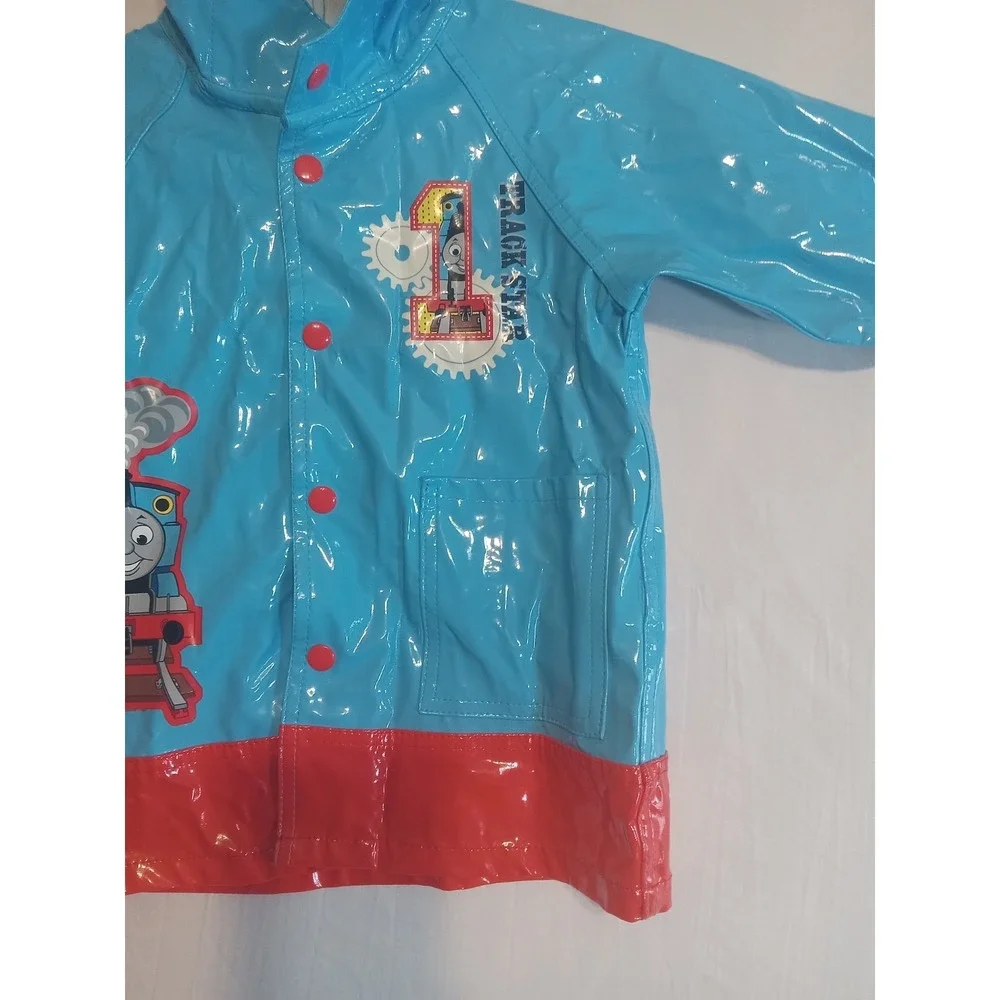 Thomas The Train Raincoat Size 3T Kids Toddler Blue Western‎ Chief Read